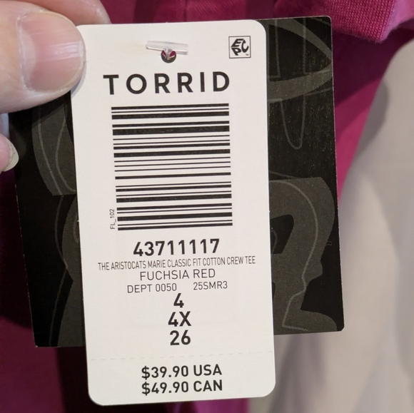 C2 Torrid Disneys Aristocats Sz 4 NWT - Picture 4 of 5